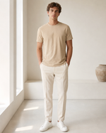 Polera Básica Beige Premium 100% Algodón – NORVEN