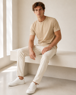 Polera Básica Beige Premium 100% Algodón – NORVEN