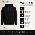 Polerón Canguro Negro Premium 100% Algodón – NORVEN